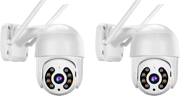 Kit 2 Câmeras Domo WiFi PTZ