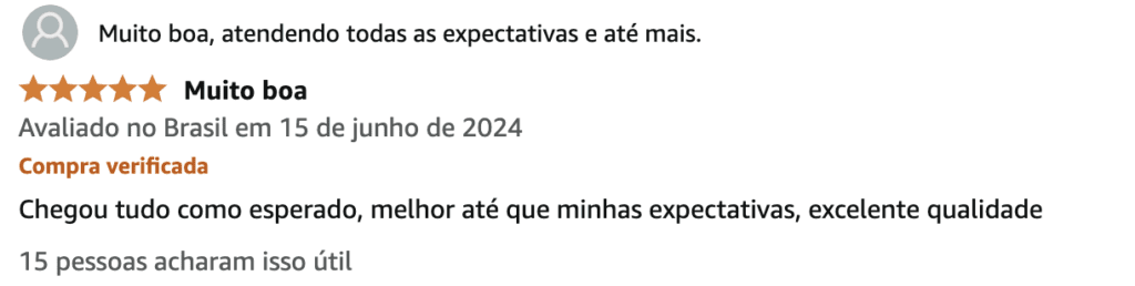 review positivo